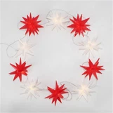 12 ס"מ תאורת לד דקורטיבית מורביה אדום ולבן